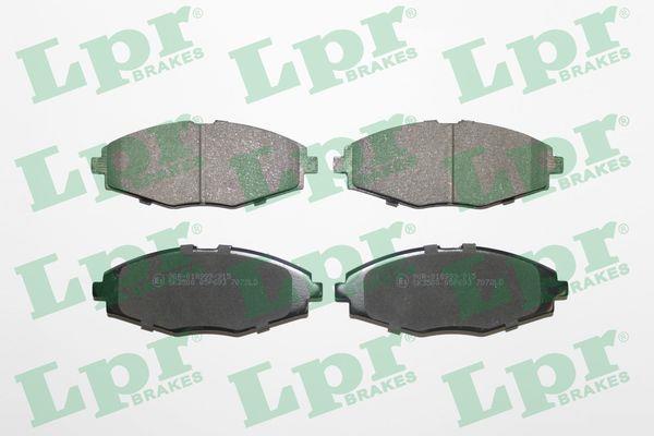 Jeu de 4 plaquettes de frein LPR ref. 05P693