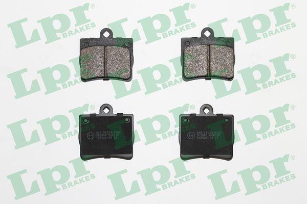 Jeu de 4 plaquettes de frein LPR  ref. 05P725