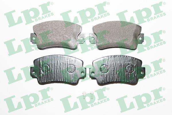 Jeu de 4 plaquettes de frein LPR ref. 05P731