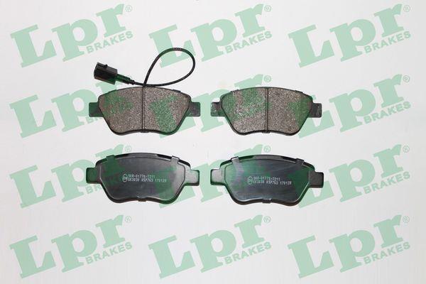 Jeu de 4 plaquettes de frein LPR ref. 05P763