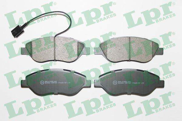Jeu de 4 plaquettes de frein LPR ref. 05P765