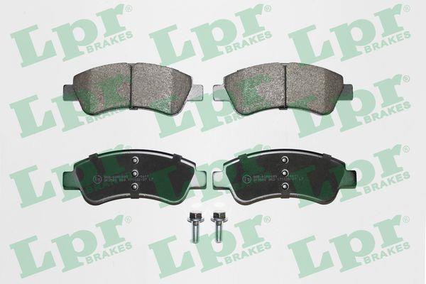 Jeu de 4 plaquettes de frein LPR ref. 05P802