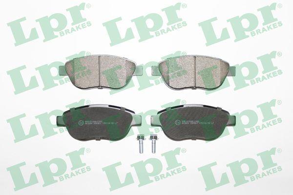 Jeu de 4 plaquettes de frein LPR ref. 05P807