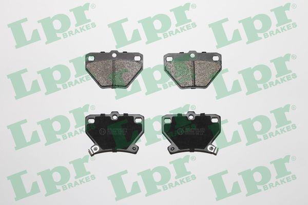 Jeu de 4 plaquettes de frein LPR  ref. 05P836