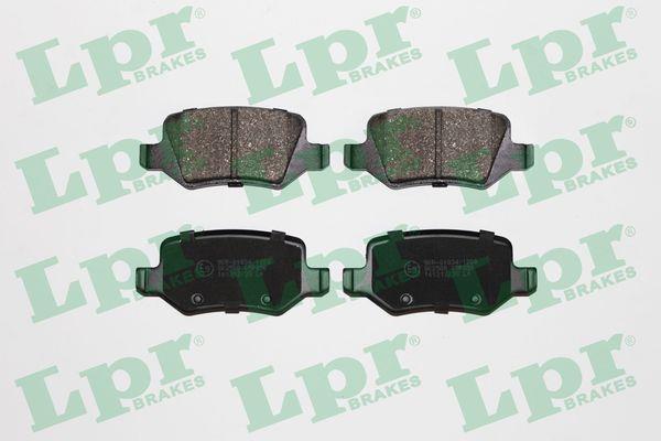 Jeu de 4 plaquettes de frein LPR ref. 05P850