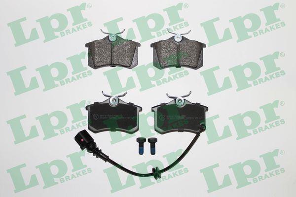 Jeu de 4 plaquettes de frein LPR ref. 05P853
