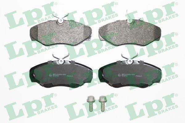Jeu de 4 plaquettes de frein LPR ref. 05P869