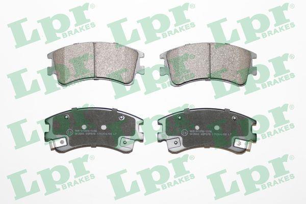 Jeu de 4 plaquettes de frein LPR ref. 05P878