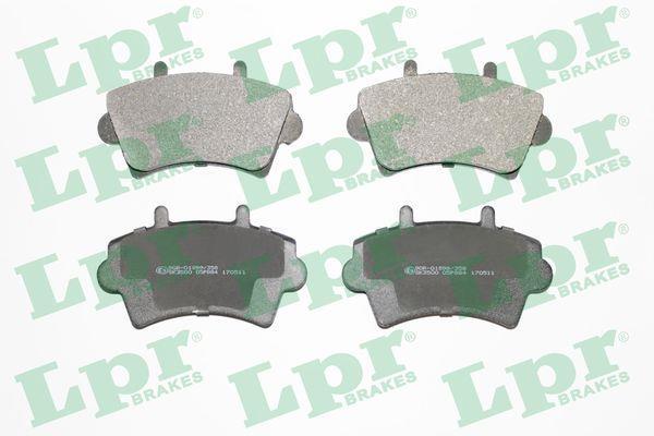 Jeu de 4 plaquettes de frein LPR ref. 05P884