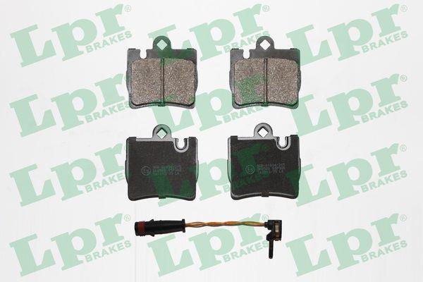 Jeu de 4 plaquettes de frein LPR 05P900A