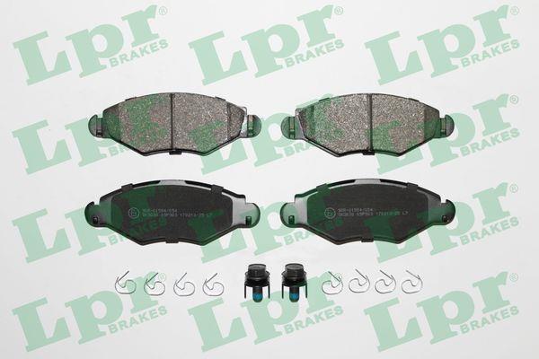 Jeu de 4 plaquettes de frein LPR  ref. 05P903