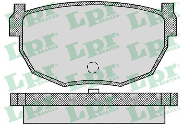 Jeu de 4 plaquettes de frein LPR  ref. 05P945