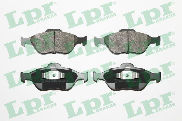 Jeu de 4 plaquettes de frein LPR ref. 05P949