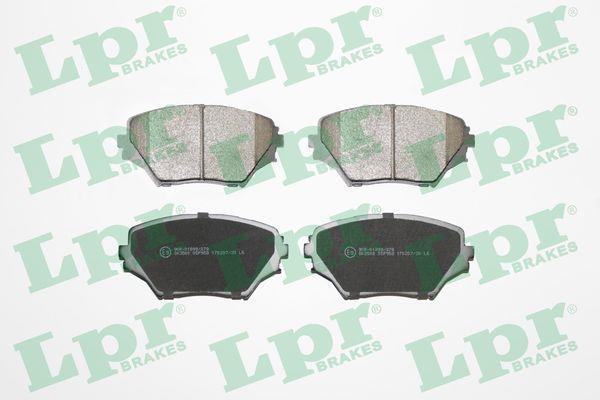 Jeu de 4 plaquettes de frein LPR  ref. 05P958