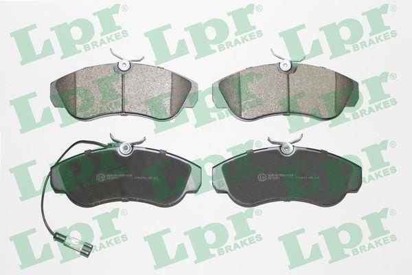 Jeu de 4 plaquettes de frein LPR ref. 05P965
