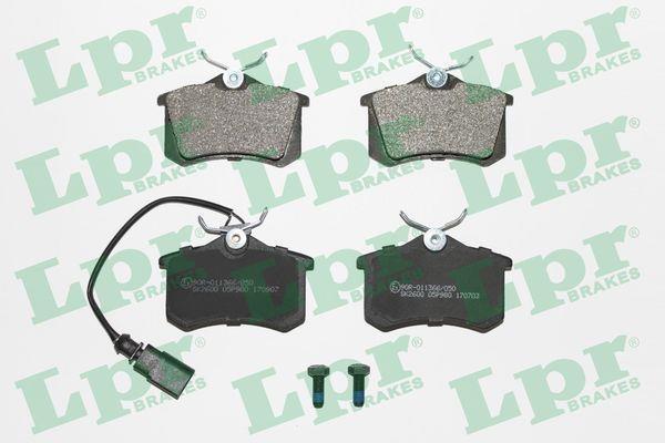 Jeu de 4 plaquettes de frein LPR  ref. 05P980