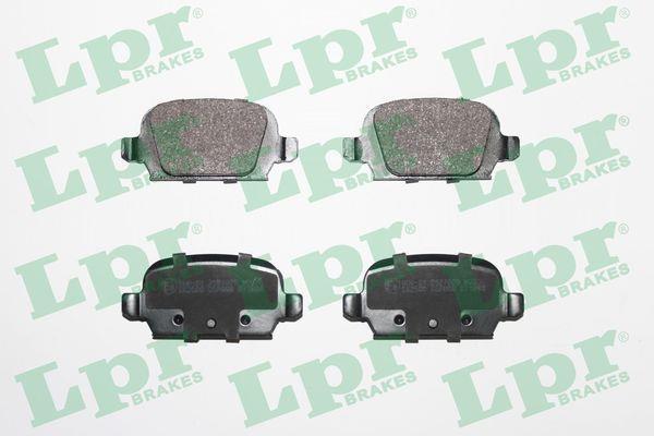 Jeu de 4 plaquettes de frein LPR ref. 05P998