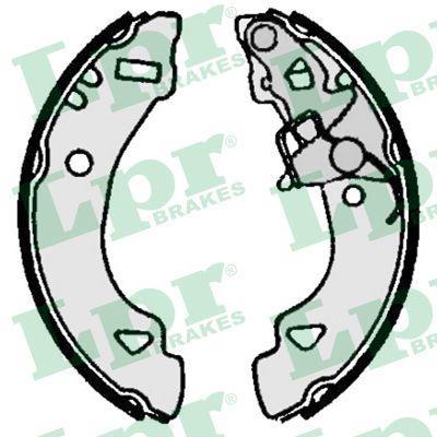 Jeu de 4 mâchoires de frein (Garniture de frein à tambour) LPR ref. 07060