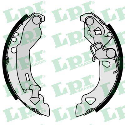 Jeu de 4 mâchoires de frein (Garniture de frein à tambour) LPR ref. 07080