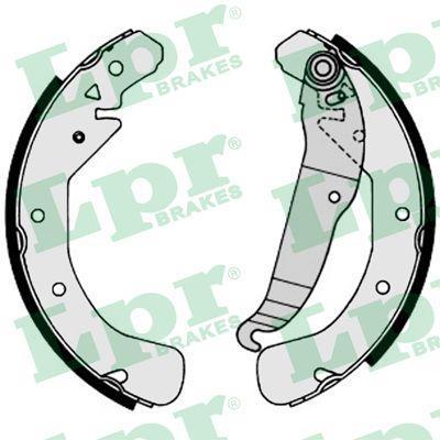 Juego de 4 zapatas de frenos LPR ref. 07200