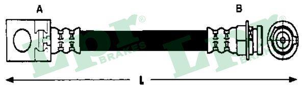 Flexible de frein (Durite de frein) LPR ref. 6T47855