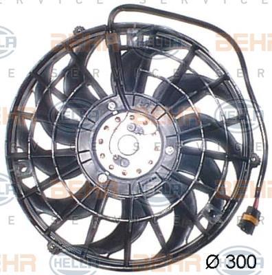 Ventilador do motor HELLA ref. 8EW 009 157-311