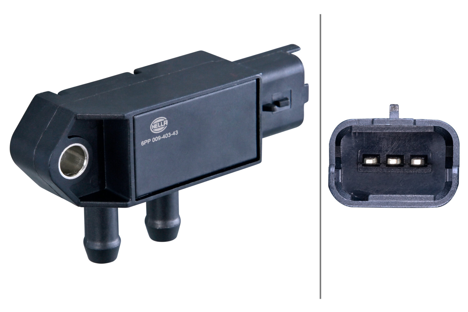 Sensor de pressão de gas de escape HELLA ref. 6PP 009 403-431