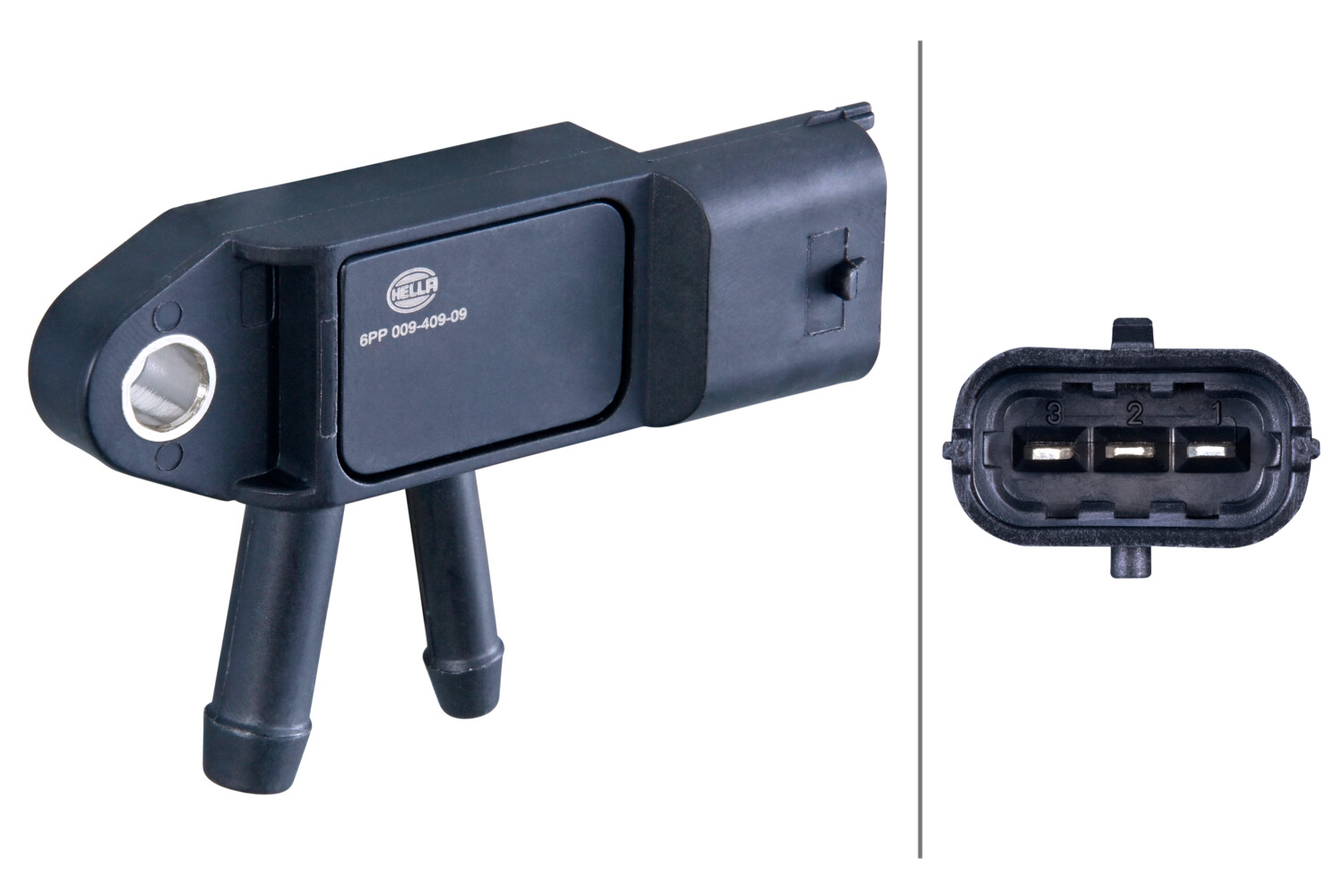Sensor, presión gas de escape HELLA ref. 6PP 009 409-091
