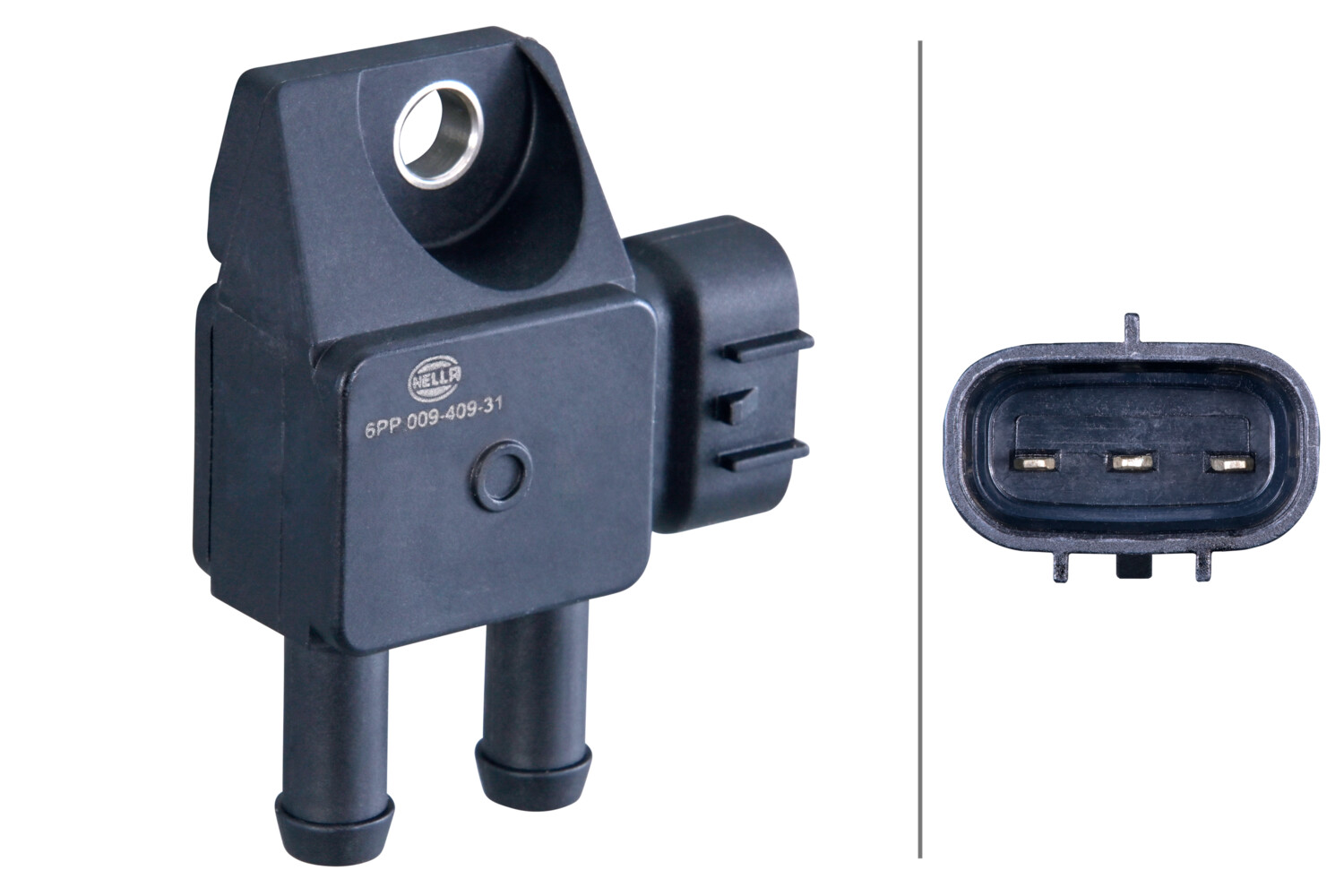 Sensor de pressão de gas de escape HELLA ref. 6PP 009 409-311