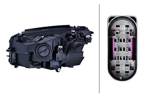 Faro principal HELLA ref. 1EG 354 877-021