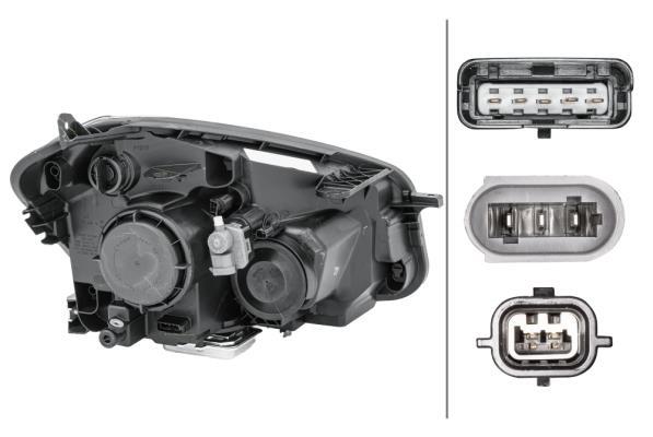 Phare avant (Projecteur principal) HELLA ref. 1EL 010 335-251