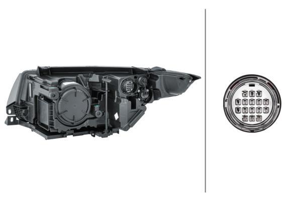 Phare avant (Projecteur principal) HELLA ref. 1EL 354 806-101