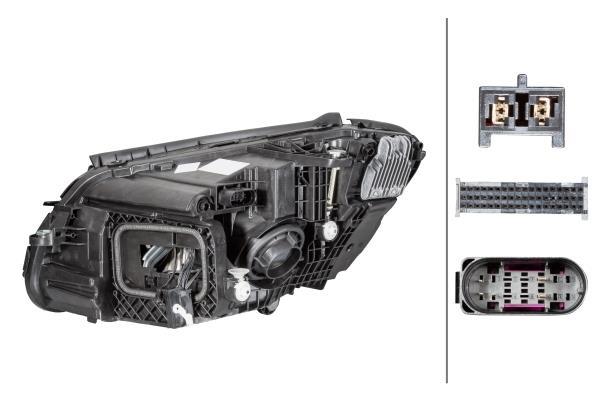 Phare avant (Projecteur principal) HELLA 1EX 013 063-521