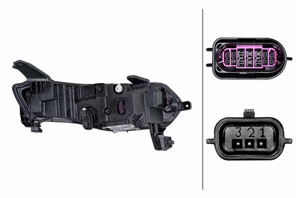 Faro principal HELLA ref. 1ZX 015 143-811