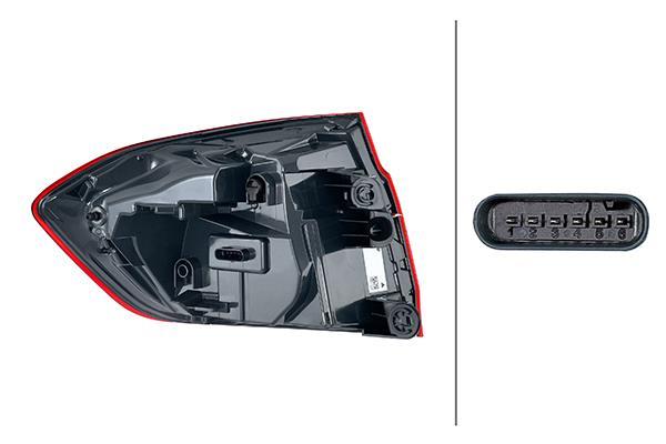 Piloto posterior HELLA ref. 2SD 012 147-421