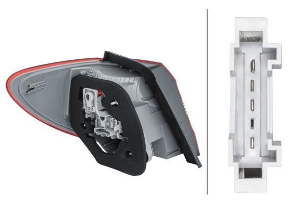 Feu arrière (Phare arrière) HELLA ref. 2SD 354 872-061