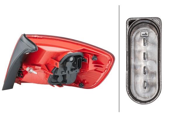 Luz traseira HELLA ref. 2VA 354 542-011
