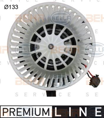 Pulseur d'air habitacle (Ventilateur habitacle) HELLA ref. 8EW 351 040-251