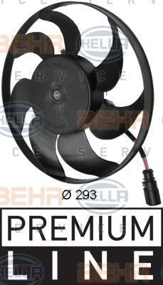 Ventilador do motor HELLA ref. 8EW 351 040-391