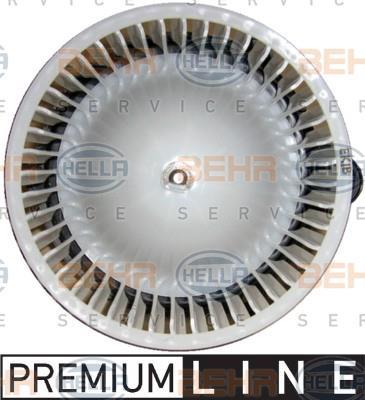 Pulseur d'air habitacle (Ventilateur habitacle) HELLA ref. 8EW 351 040-521