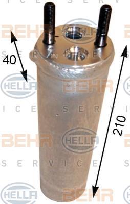 Filtre déshydrateur du circuit de climatisation HELLA ref. 8FT 351 193-181
