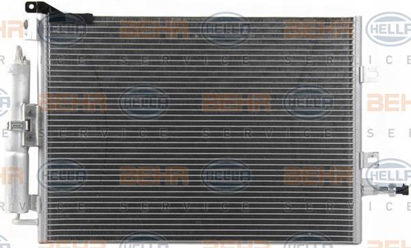 Condenseur, climatisation (Radiateur de climatisation) HELLA ref. 8FC 351 319-251