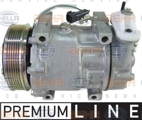 Compresor, aire acondicionado HELLA ref. 8FK 351 334-291