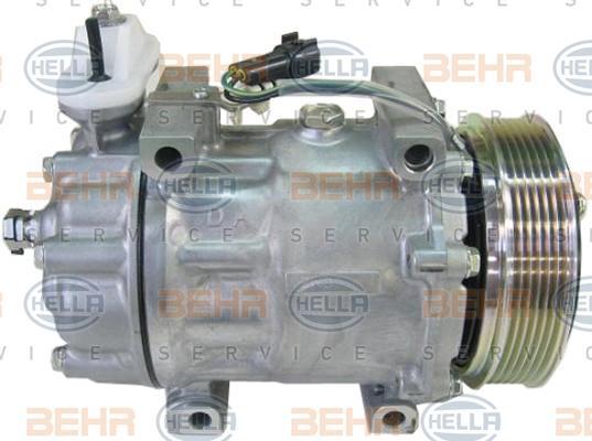 Compresor, aire acondicionado HELLA ref. 8FK 351 334-291