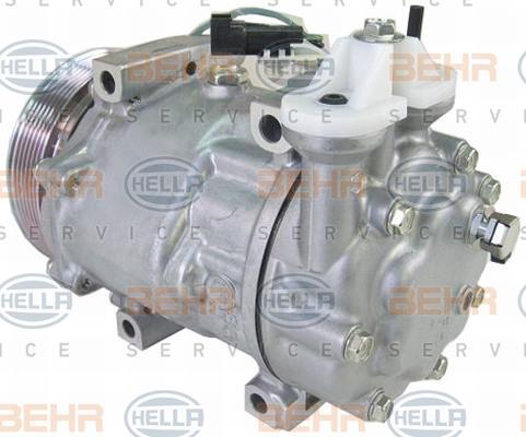 Compresor, aire acondicionado HELLA ref. 8FK 351 334-291