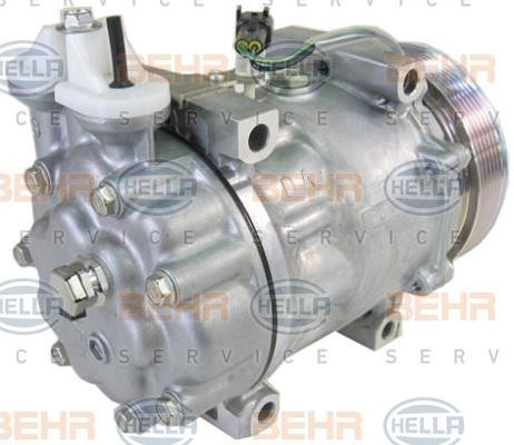 Compresor, aire acondicionado HELLA ref. 8FK 351 334-291