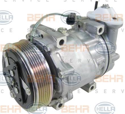 Compresor, aire acondicionado HELLA ref. 8FK 351 334-291