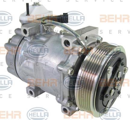 Compresor, aire acondicionado HELLA ref. 8FK 351 334-291