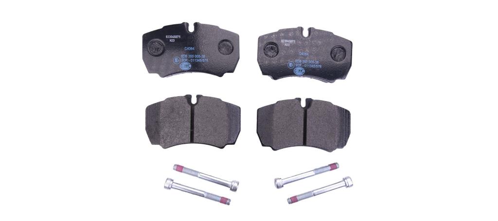 Jeu de 4 plaquettes de frein HELLA ref. 8DB 355 005-381