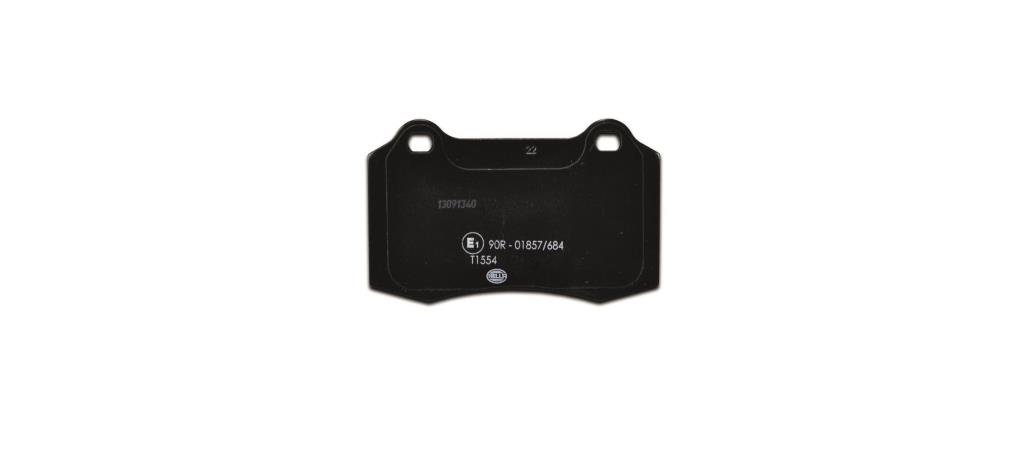 Jeu de 4 plaquettes de frein HELLA ref. 8DB 355 006-591